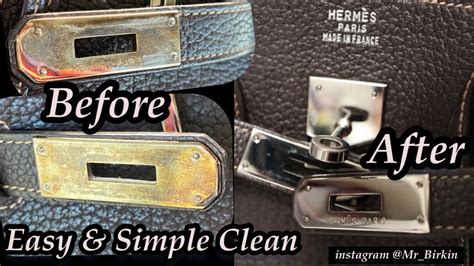 palladium ring scratch removal hermes belt|cleaning Hermes hardware.